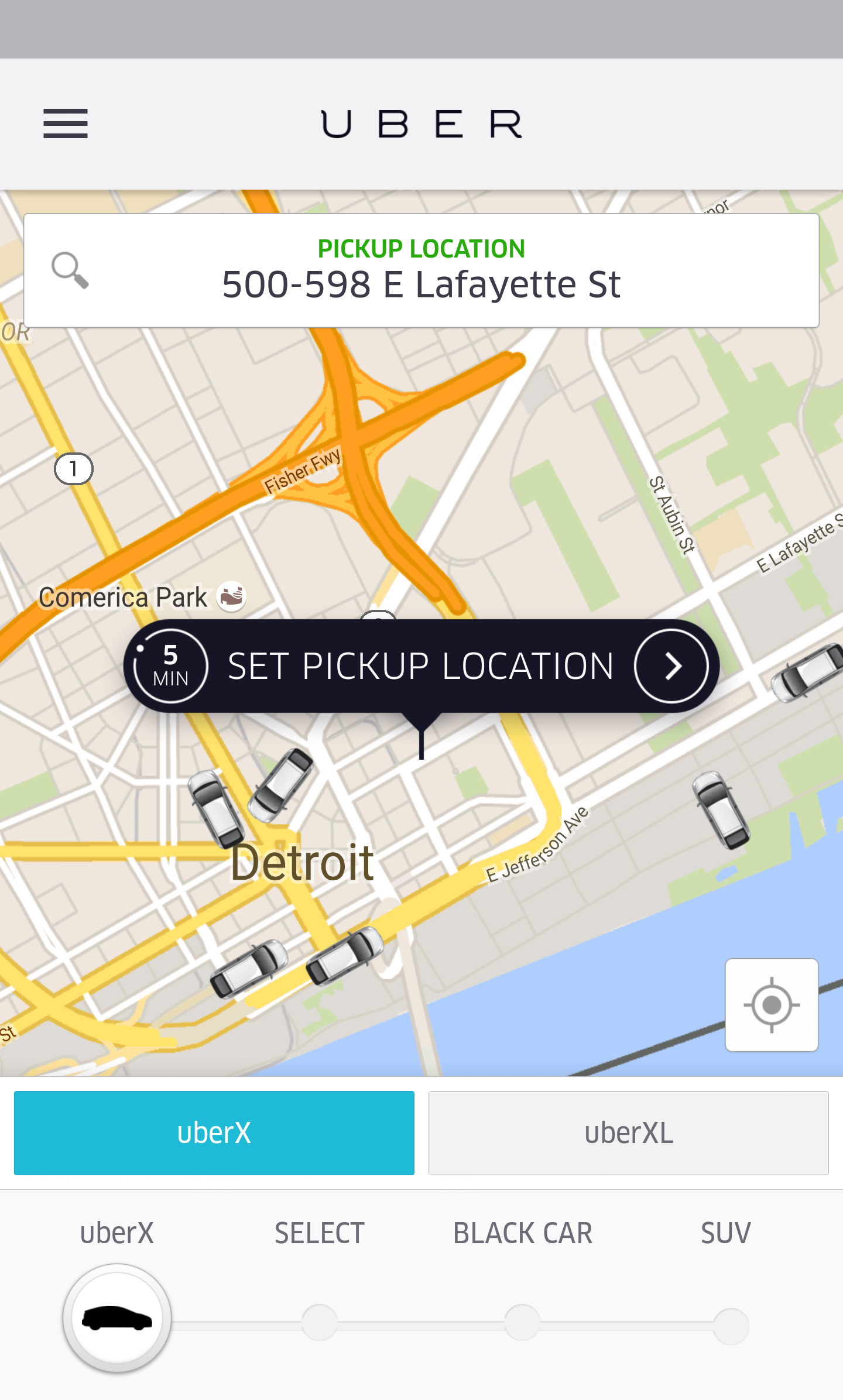 Uber Detroit On January 19, 2016