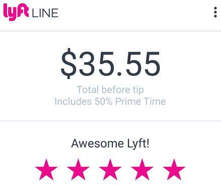 UberPool pay