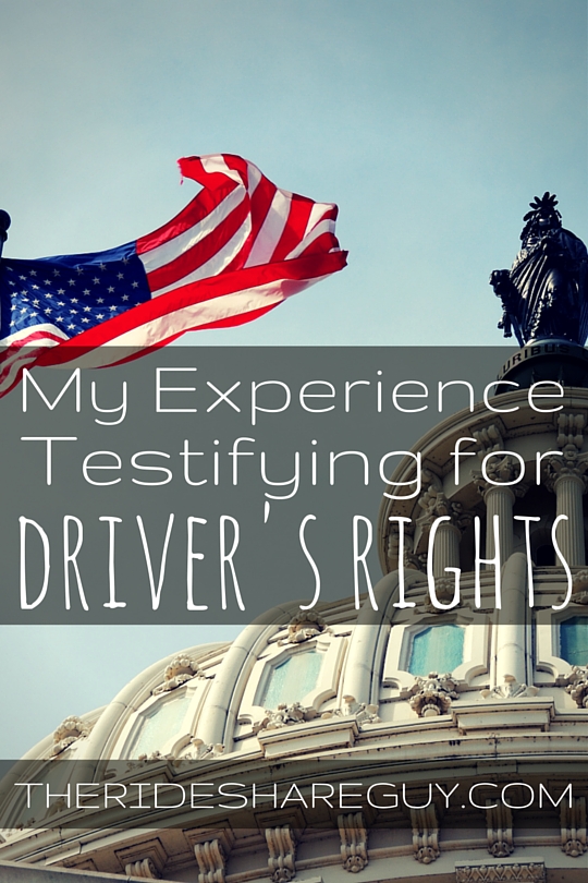 Last week, I testified in front of the Assembly in Sacramento on driver's rights. What I learned about the process and the outcome here!