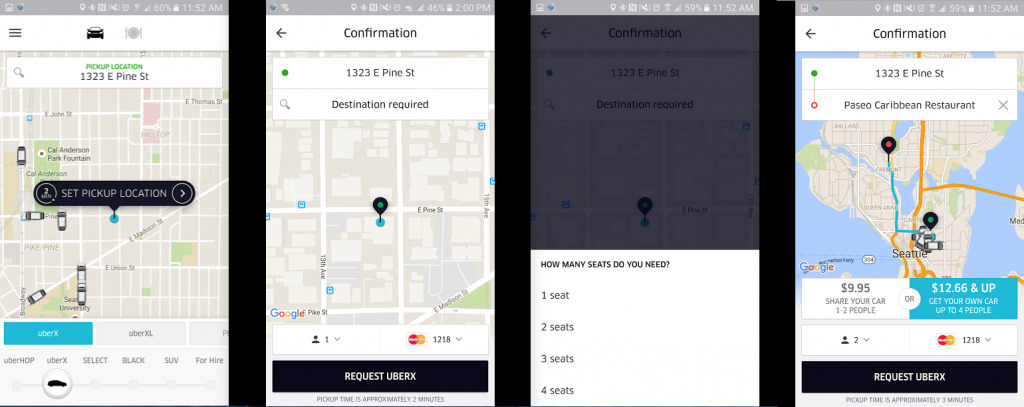 Uber Upfront Pricing - Seattle