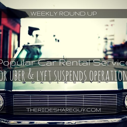 John Ince covers a popular car rental service closing shop, the cottage industry around training drivers and an interesting UberPool promotion in NYC.