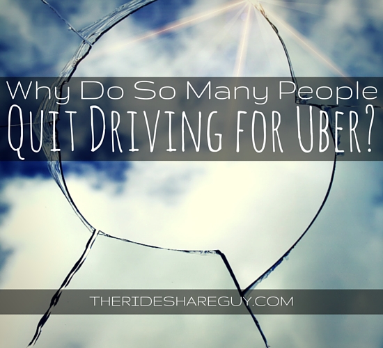 Driving for Uber seems like the ultimate flexible job, the pay is decent, so why would people quit driving for Uber? We analyze some reasons why.
