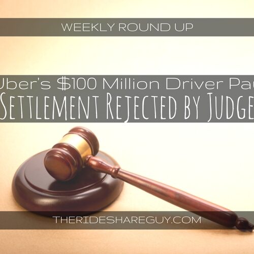 Lots to talk about on this week's round up! The Uber lawsuit, are passengers more aggressive than drivers, and self-driving cars all in the news this week -