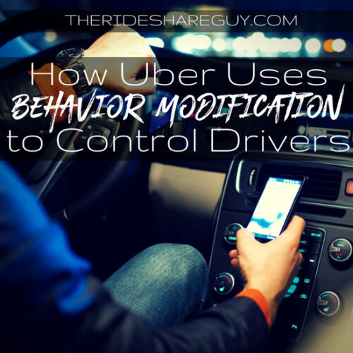 It might sound crazy, but there is evidence Uber uses behavior modification to train drivers to drive better and more often. Have you noticed these tactics?