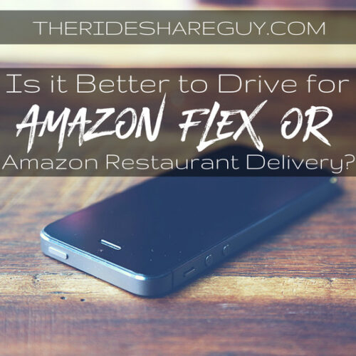 Jon gives us the lowdown on his experience working with Amazon Flex and how it compares to their new restaurant delivery program.