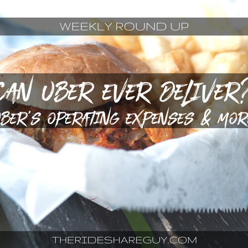 In this weekly round up, RSG contributor John Ince takes a look at interesting series on Uber's bleak operating economics, drivers getting tired of the sharing economy and an interview with an Uber exec who's decided to take the wheel and drive