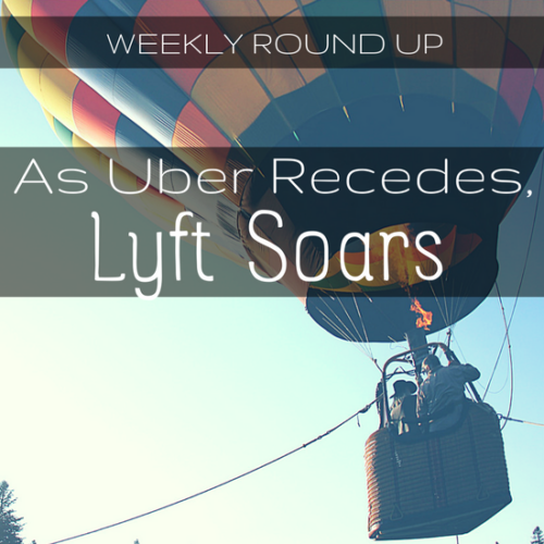 This week we cover Lyft's new increase in ridership, Uber's partnership with Daimler, and a start up suing the city of Chicago.