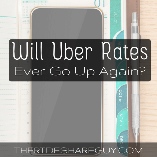 What will it take for Uber rates to increase again? We go over a few scenarios in which Uber rates could go up, but don't hold your breath!