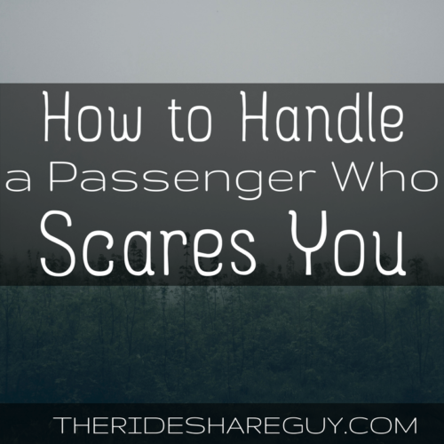After hundreds of rides, you're bound to encounter a passenger who scares you. But how do you handle that type of pax? The do's and don't's here -
