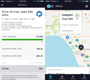 Earnings for Uber Quest