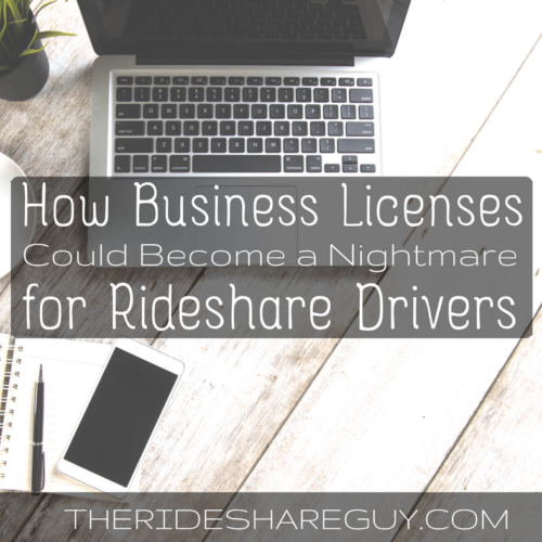 Today, senior RSG contributor Christian Perea covers how business licenses could become a nightmare for us drivers, and how Uber is actually helping us fight it.