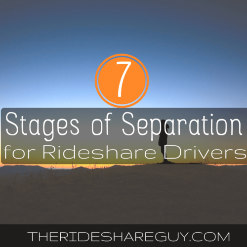 There's no getting around the fact that a lot of rideshare drivers quit, but why? We go through the 7 stages of separation from rideshare driving here -