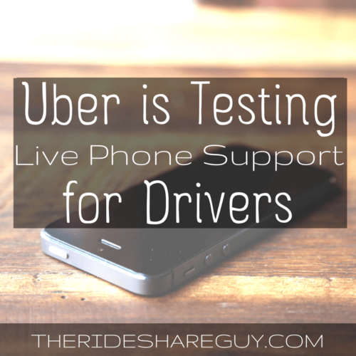 Did you hear Uber is offering live phone support in select markets? Do you think you would use phone support if it were offered in your city?