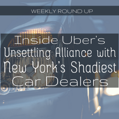 In this round up, John covers stories on Uber's alliance with shady car dealers, whether drivers could get equity in Uber, and how drivers would fix Uber -
