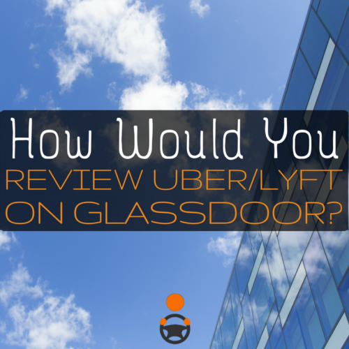If you were to review your driver experience on the company-review site Glassdoor, what star rating would you give Uber/Lyft? Share your thoughts here -