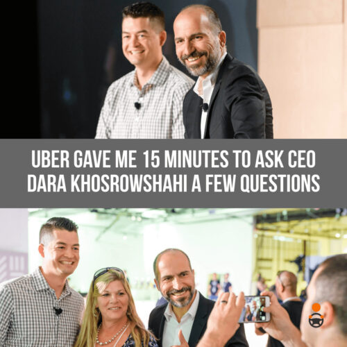 As part of Uber's new driver app announcement that took place via Live Stream on Tuesday, I was invited to attend the event and sit with Uber's CEO, Dara Khosrowshahi, afterward to ask a few questions.