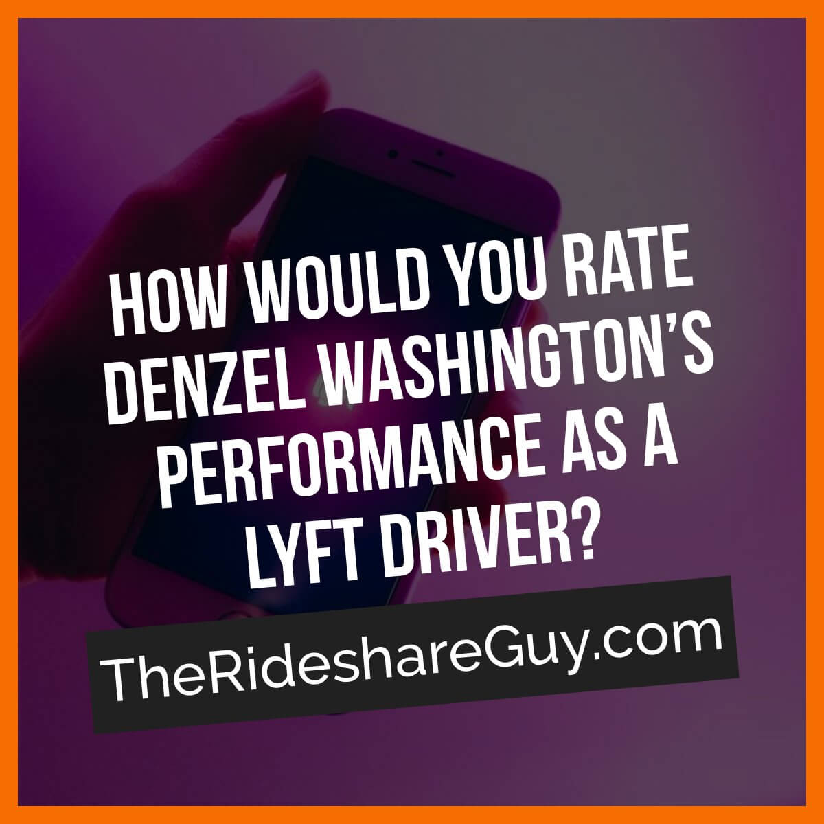 Have you ever watched a movie, TV show or music video that featured Lyft or Uber logos? Maybe someone was actually “working” as a driver. We wanted to know how realistic these portrayals are and if there are takeaways for drivers, so we had senior RSG contributor Will Preston break down one of the latest movies to prominently feature rideshare driving, the movie The Equalizer 2 starring Denzel Washington.