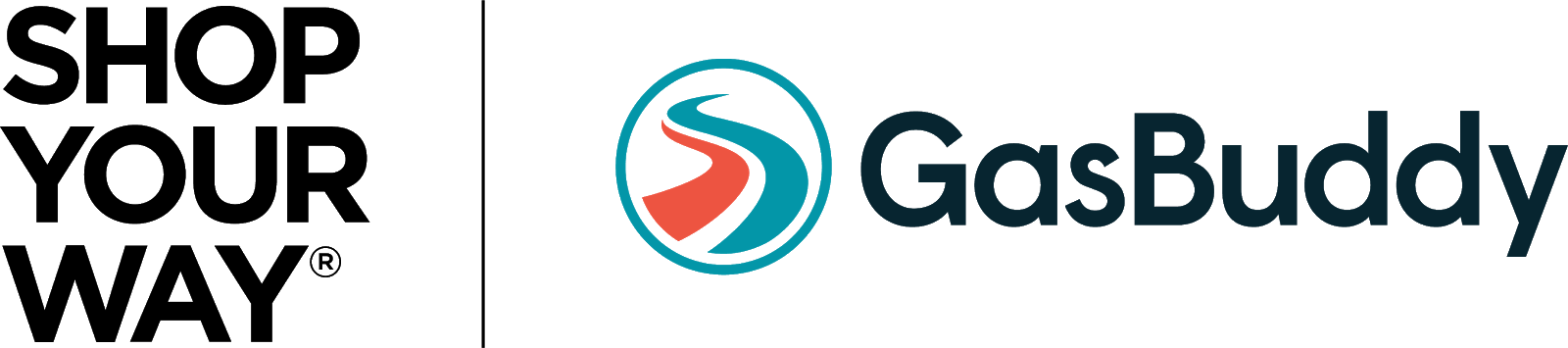 image of Shop Your Way and GasBuddy's Partnership logo