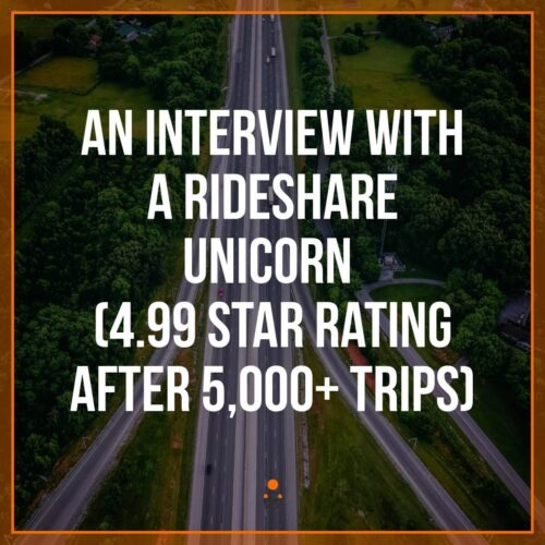 In this episode, I interview a rideshare unicorn! This driver has done over 5k rides and has a 4.99 rating. How?! We discuss driver ratings and more here.