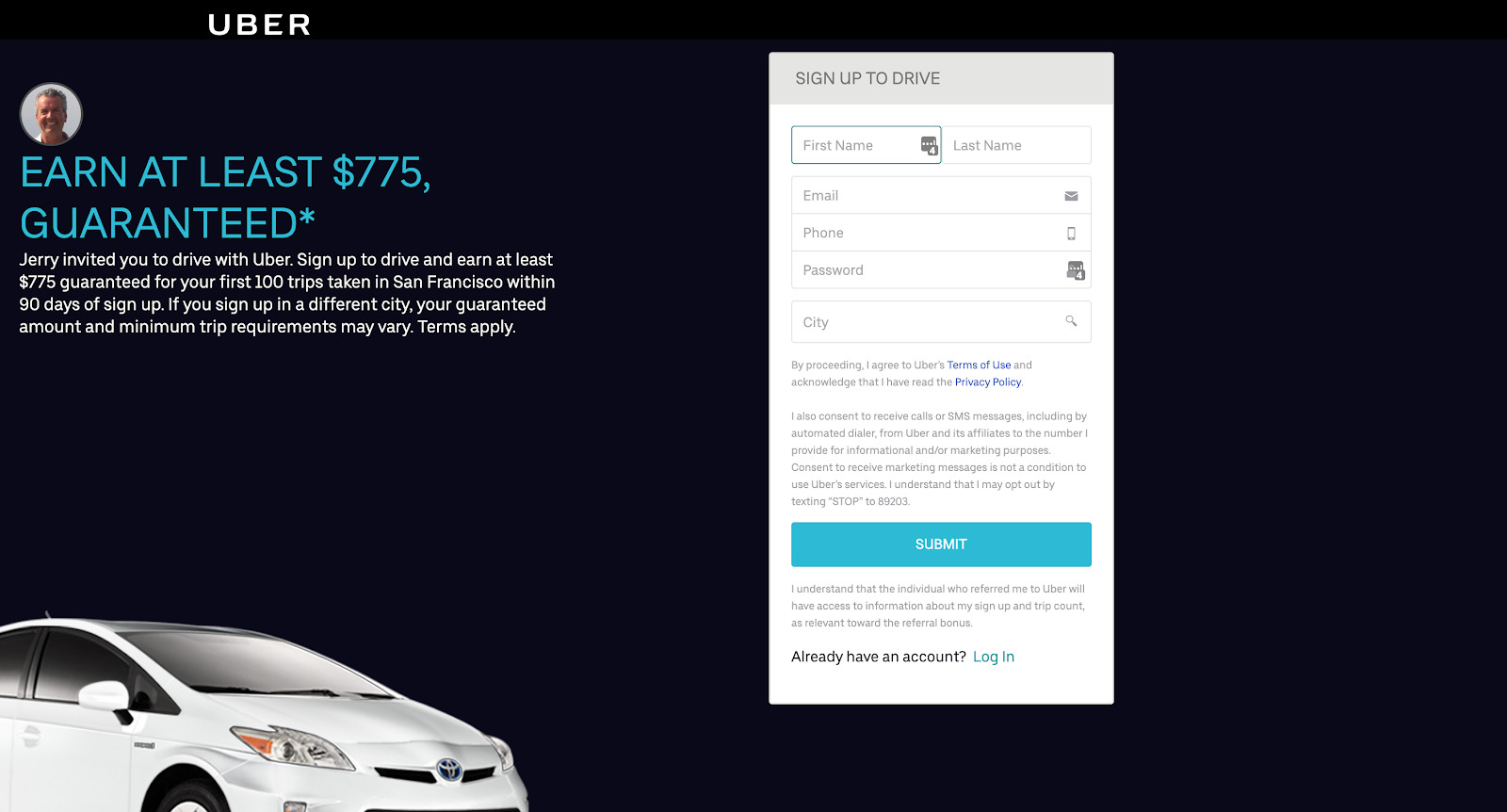 uber referral bonus offer