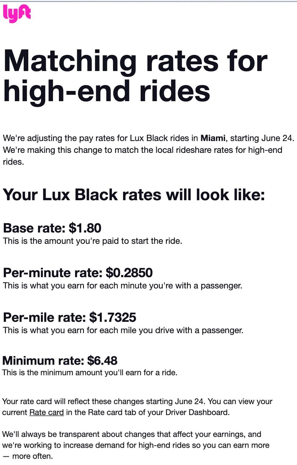 Lyft To Cut XL And Lux Black Rates Across the Country
