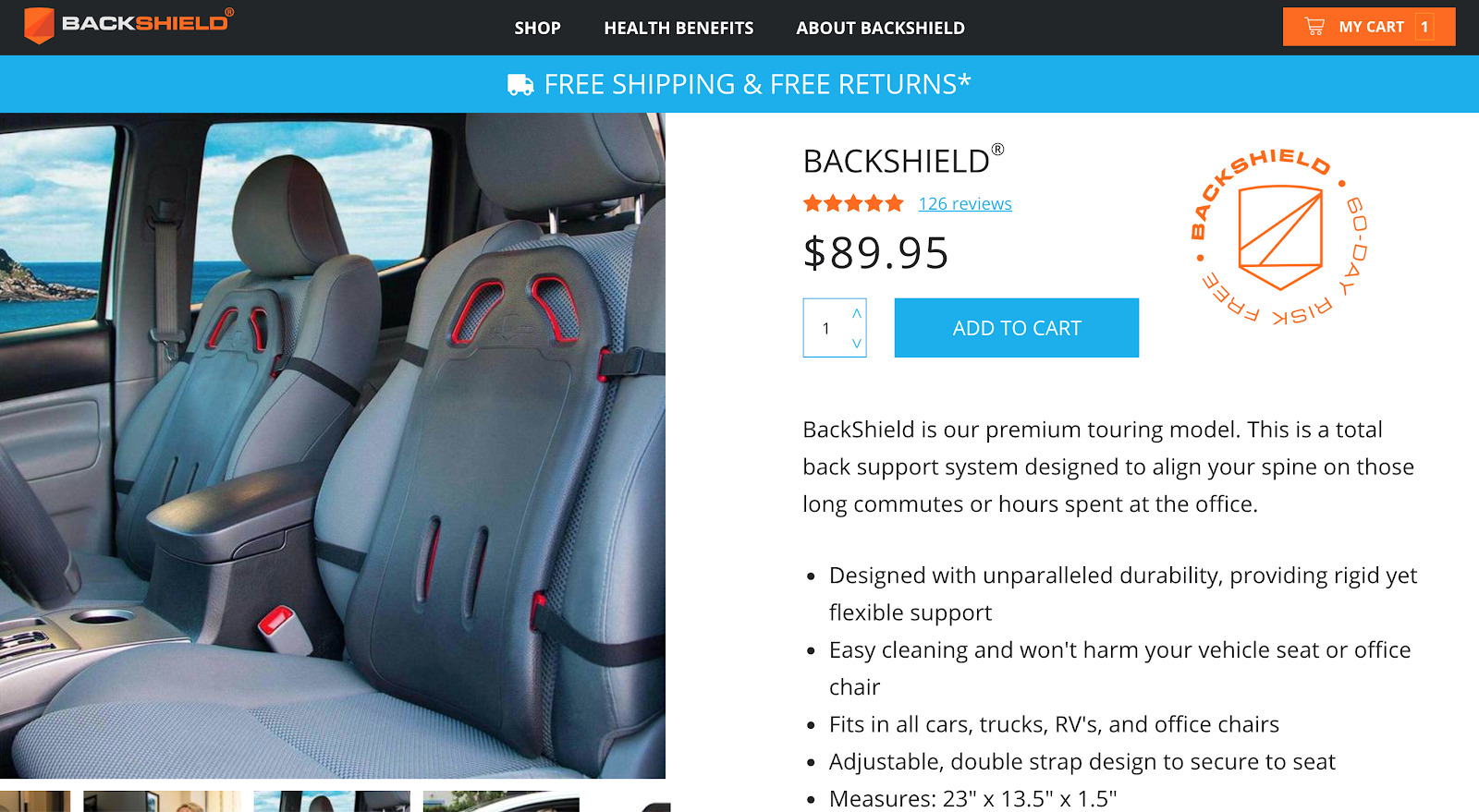Best Lumbar Support For Car? An Uber Driver Reviews The BackShield