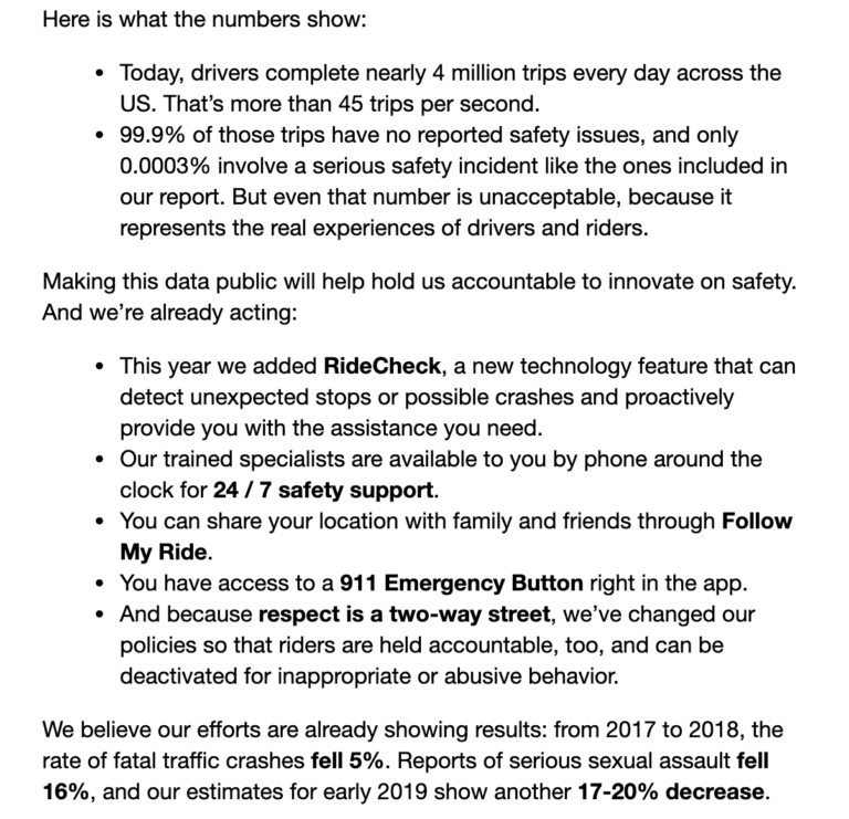 Uber Releases Two Year Safety Report – How Bad Is It Really?