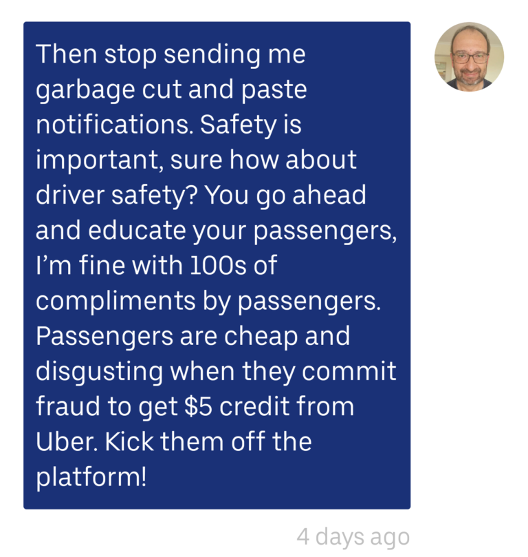 Uber Now Allowing Passengers to Snitch on Drivers