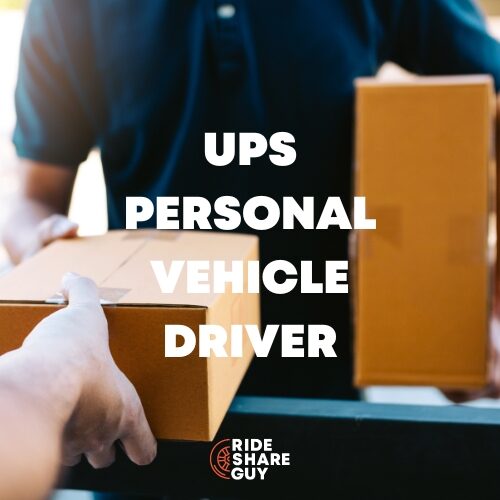 ups personal vehicle driver