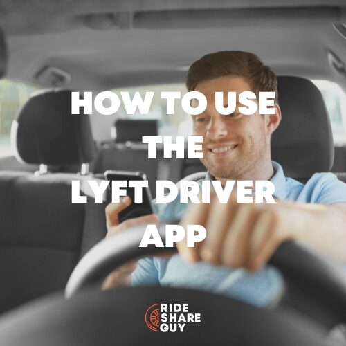 how to use the lyft driver app