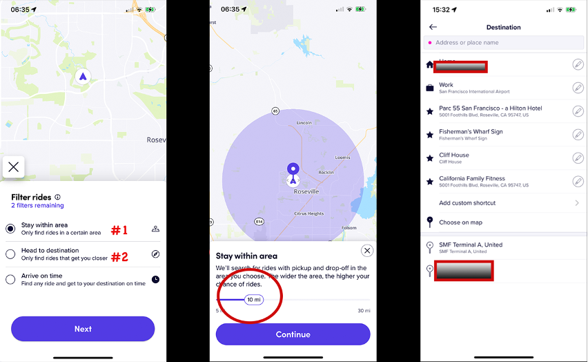 Lyft Driver App Location Filters to Stay in Certain Areas