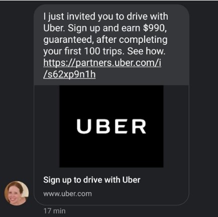 uber driver sign up bonus
