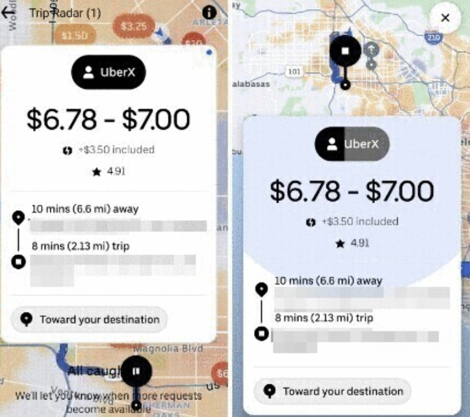 uber trip summary