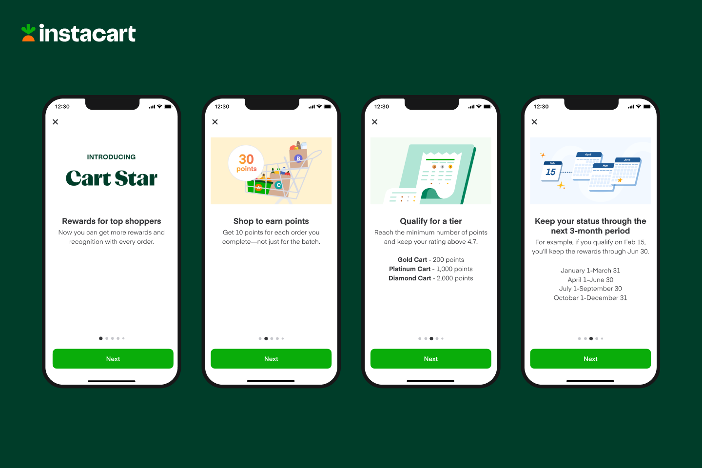 CART STAR: Instacart Unveils New Shopper Rewards Program