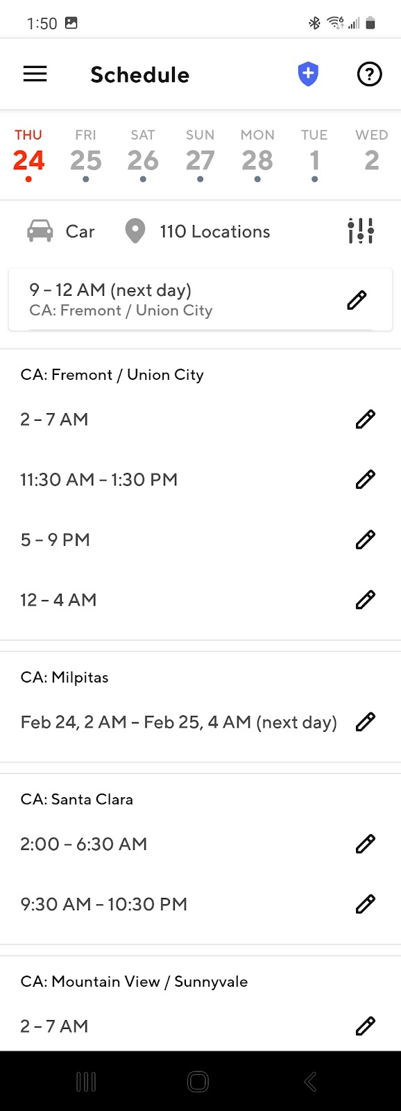 doordash list times you can schedule in advance