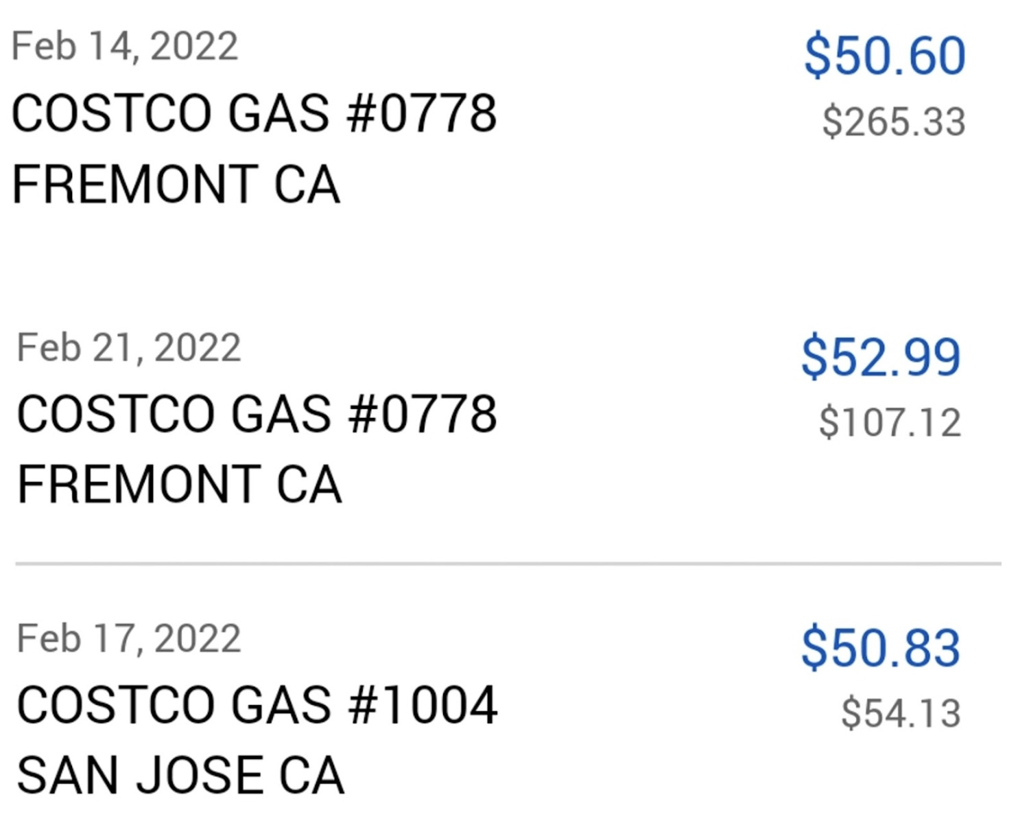 drivers doordash gas expense for one week