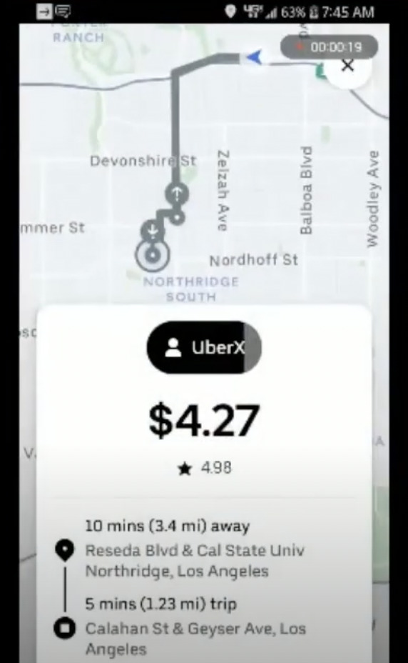 uber driver made $4.27 for 15 minutes