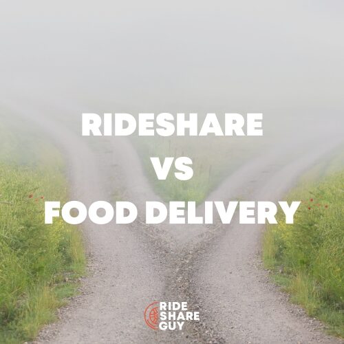 rideshare vs food delivery