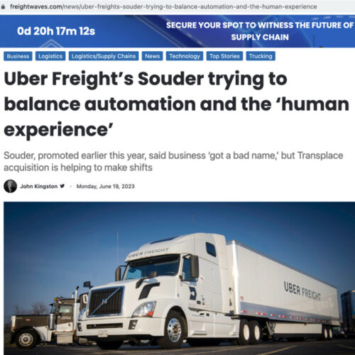 Uber looks to expand into the trucking market