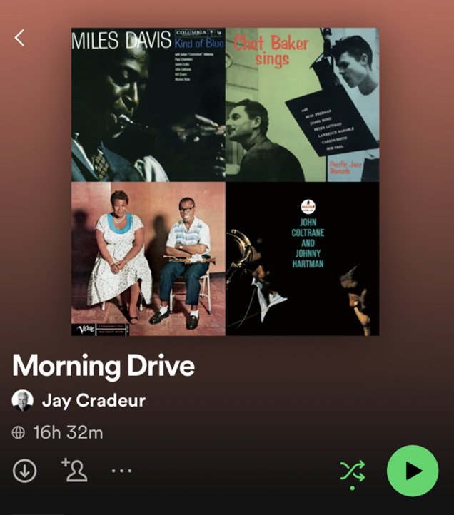 morning drive playlist