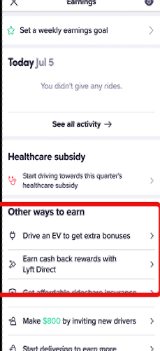 Jay's 2nd screenshot of accessing the Assisted Driving training through Lyft