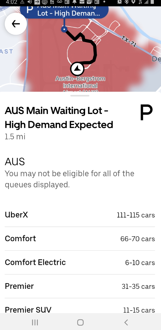austin uber driver hotspots