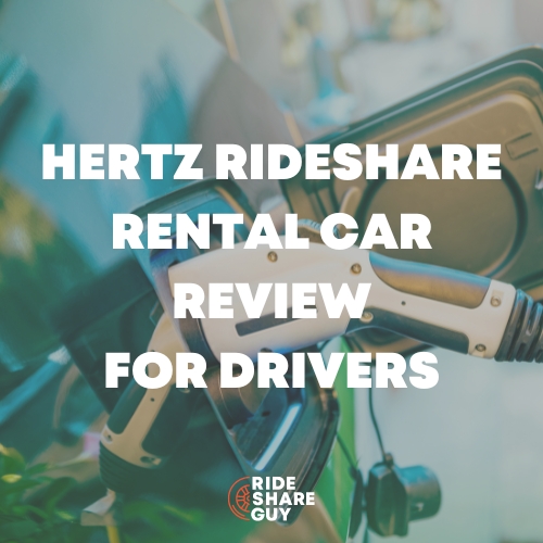 hertz rideshare rental car