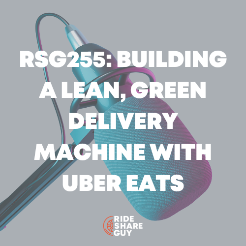 RSG255 Building A Lean, Green Delivery Machine with Uber Eats