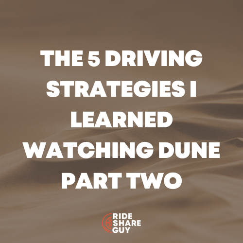 The 5 Driving Strategies I Learned Watching Dune Part Two
