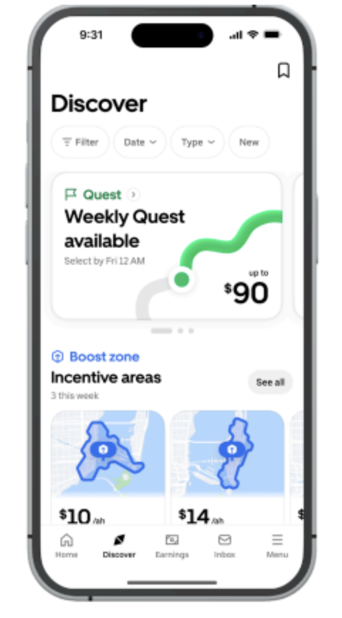 Discover Reminders New Tracker