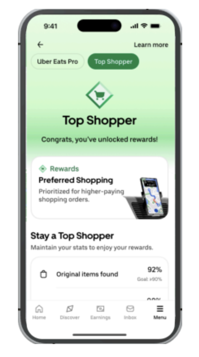 Top Shopper Acceptance Rate-Based Challenge Points Pass
