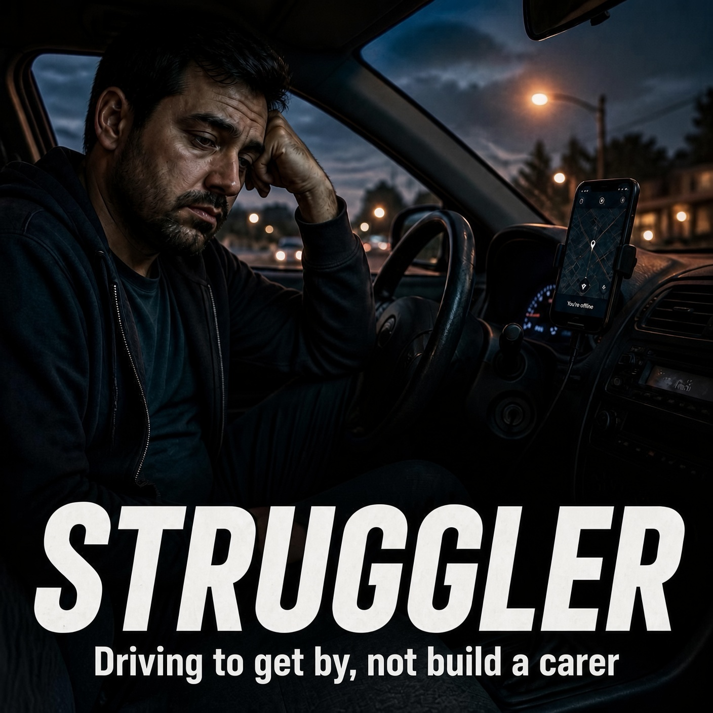 The Struggler rideshare driver